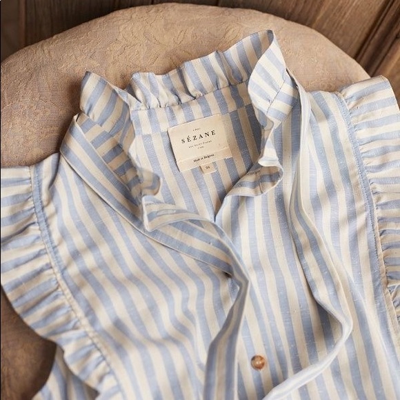 Sezane Tops - Sezane Caroline Blouse 34